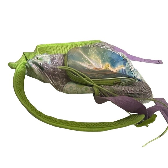 Vintage 2000\'s Disney Store Fairies Tinker bell Mesh Mini Backpack With Tag RARE main image 8